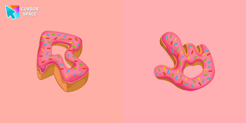Donut Texture cursor cursor pack